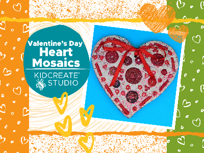 Wednesday Workshop - Valentine's Day Heart Mosaics (5-10y)